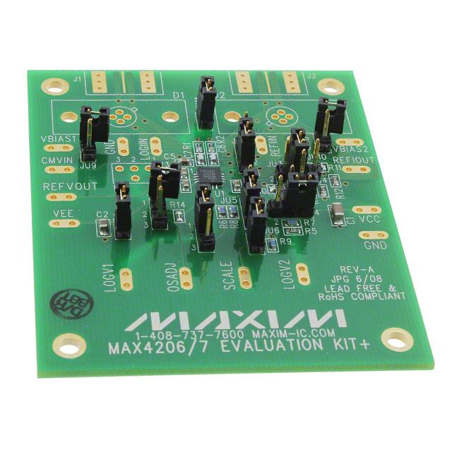 MAX4206EVKIT+ Analog Devices Inc./Maxim Integrated  Cartes d'évaluation - Amplificateurs opérationnels